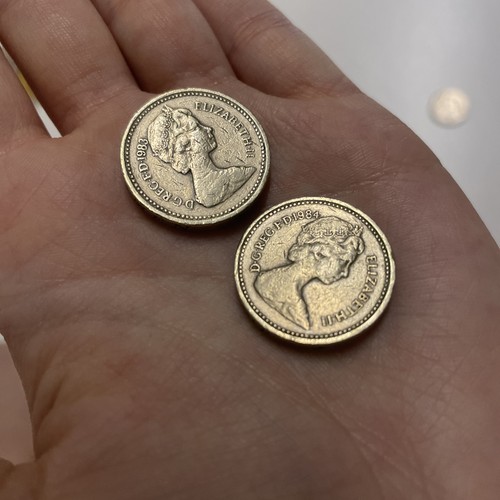 Lotto monete pound - 1,