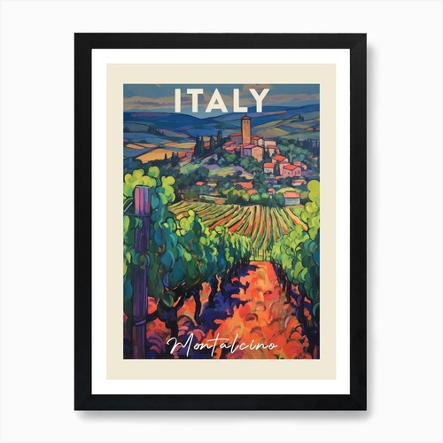 Quadro montalcino italia - quadro,