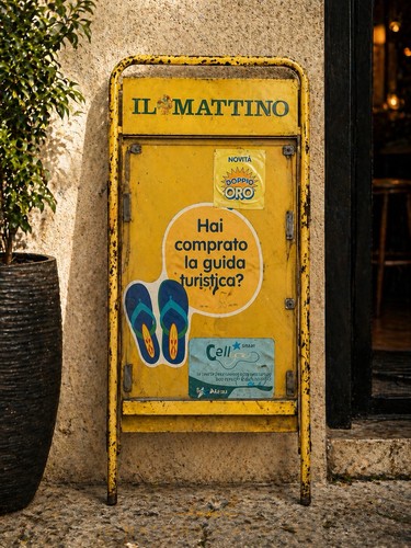 Insegna pubblicitaria vintage - pubblicitaria,