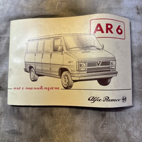 Alfa romeo ar6 libretto uso - romeo,