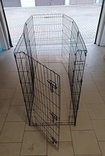 Recinto in Ferro  per Animali Domestici 8 Pezzi 61x107 cm