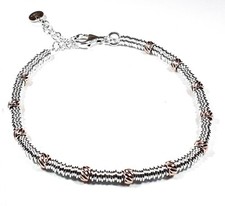 BRACCIALE PEPITE STILE DODO  IN ARGENTO MASSICCIO 925%, NUOVO DA NON PERDERE