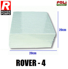 FILTRO PER VINO DI RICAMBIO ROVER 4 CARTONE FILTRANTE PER ALIMENTI 20X20cm 25PZ