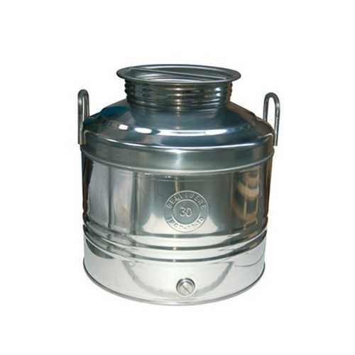 Fusto acciaio inox 30 - in, lt.30