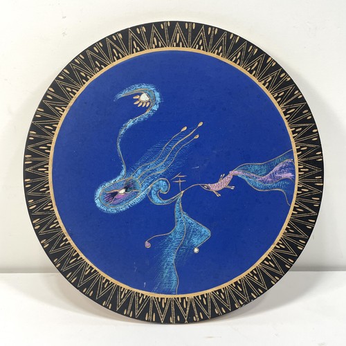 Quadro astratto vintage - , piatto