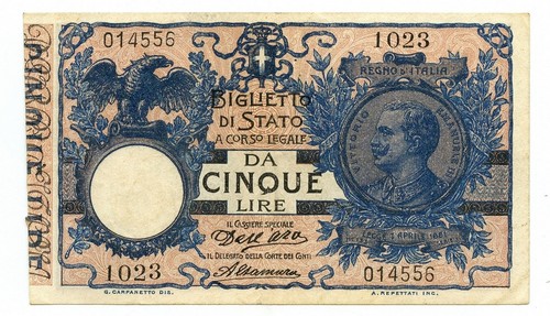 Lire biglietto stato - biglietto, di