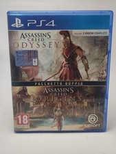 ASSASSIN'S CREED ODISSEY + ORIGINS PACCHETTO DOPPIO PLAYSTATION PS4 PAL ITA