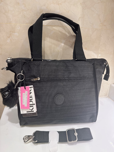 Borsa donna kipling lino nero - kipling,