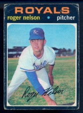 1971 TOPPS OPC O PEE CHEE BASEBALL #581 Roger Nelson VG Kansas City Royals Card