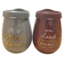 Set Bicchieri Vino Senza Stelo