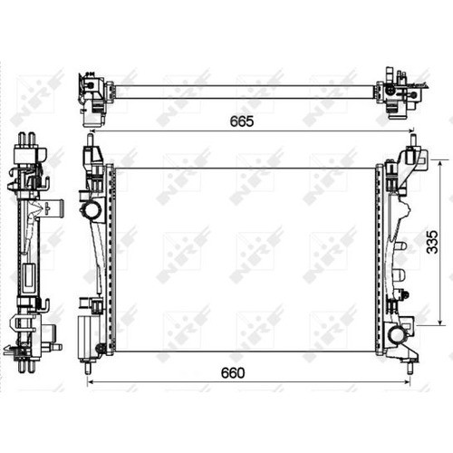 Radiatore opel adam corsa d - opel,