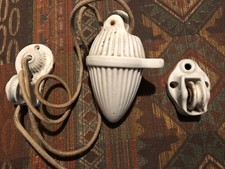 Macchinario saliscendi vintage Per Lampada In Ceramica 