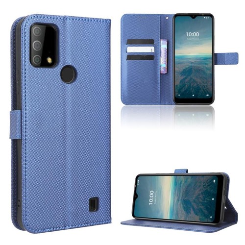 Custodia pelle blu diamond - pelle,
