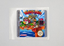 Gameboy Wario Land - Etichetta
