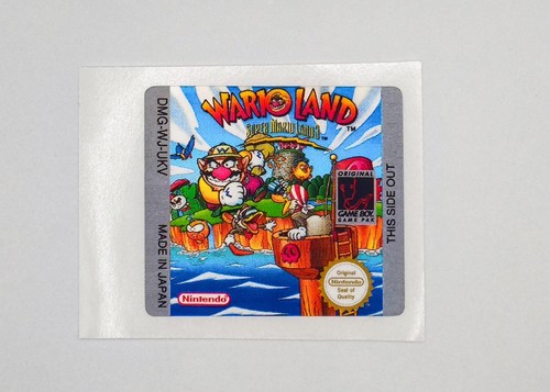 Gameboy wario land etichetta - gameboy,