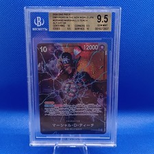 One Piece BGS 9.5 Marshall D Teach  Op09-093  Alt Art  Japanese Gem Mint