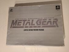 METAL GEAR SOLID LIMITED EDITION PREMIUM PACKAGE PS1 PLAYSTATION 1 PAL ITA
