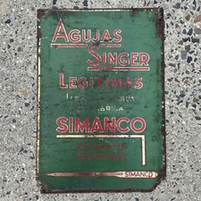 Insegna pubblicitaria vintage