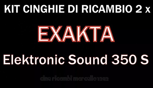 Kit cinghie ricambio 2 - di,