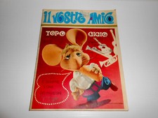 ALBUM FIGURINE IL VOSTRO AMICO TOPO GIGIO 2 PAVESI 1968 +9 FIGURINE ALBUM 1967
