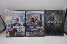 CRYSIS + CRYSIS WARHEAD + CRYSIS 2 nano edition per pc ita