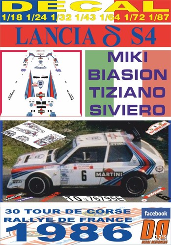 Decal lancia delta miki - lancia,