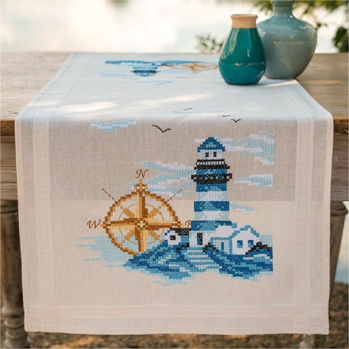 Kit punto croce - , timbrato