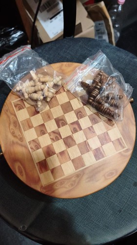Set scacchi legno - set, con