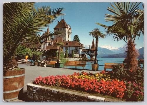 Cartolina castello oberhofen - castello,