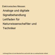 Elektronisches Messen: Analoge