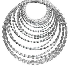 Nuovo filo di sicurezza rasoio 20 m lungo arrotolato tipo Concertina recinzione bar UK STOCK