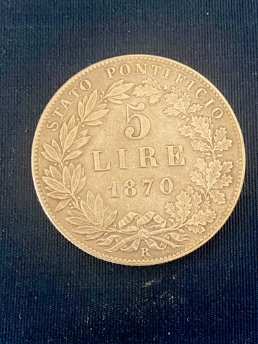 Lire stato pontificio 1870 - stato,