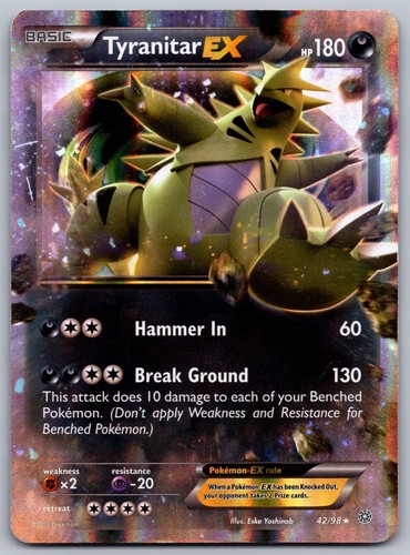 Tyranitar holo ultra rare - ultra,