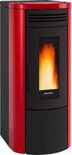 La Nordica-Extraflame Stufa a Pellet Idro 17 kW 27 Kg Bordeaux Costanza Idro