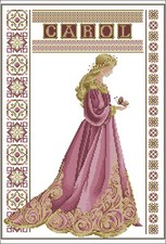 Cross Stitch Pattern Lady