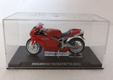 MODELLINO MOTO 1:24 DUCATI 999 TESTASTRETTA 2003 Box in plexiglass