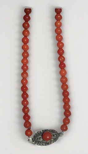 Collana corallo anni - corallo, ‘50
