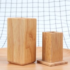  Semplice porta stuzzicadenti in quercia Organizzatore Porta stuzzicadenti in