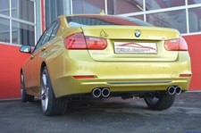 Scarico sportivo duplex FMS 3 pollici 76 mm 335i posteriore BMW Serie 3 F31 Touring 320d/dx 135 kW