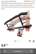 Pull-up bar NEOLYMP - sbarra per trazioni (NO viti o fori necessari)