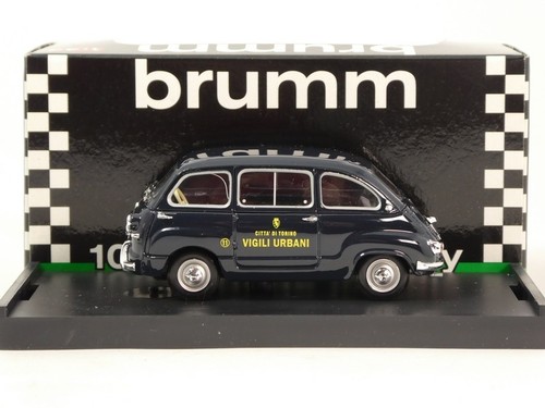 Brumm fiat 600 multipla vigili - brumm,