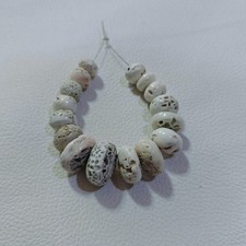 Vintage corallo bianco perline