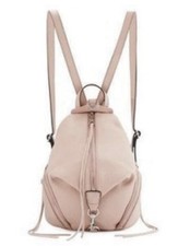 Borsa zaino Rebecca Minkoff rosa pallido mini Julian in pelle