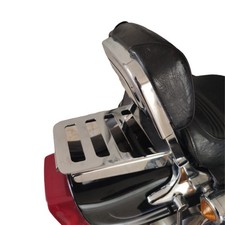 Portapacchi cromato per