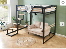 -A.Letto a soppalco-B.materasso-C.Divanetto -D.Tappeto -Arredamento stanza-