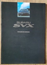 Subaru SVX prospetto/brochure/folleto/opuscolo/broszura/prospectus/panfuretto 92