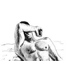 Disegno nudo maschile
