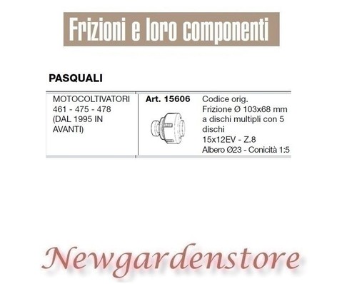 Frizione dischi multipli - , 15606