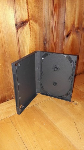 Custodie dvd nere doppie - cd/dvd,