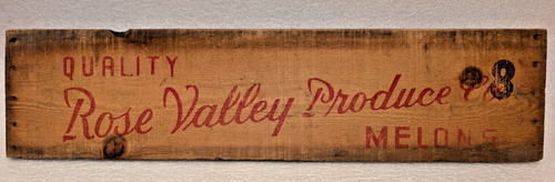 Cartello vintage rose valley - cartello,